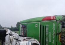 पांढुर्णा: टक्कर के बाद हायवे पर 50 फिट तक घसीटते गए दो वाहन-11 लोग घायल -देखे खबर…